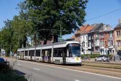 Straßenbahn Bombardier Flexity 2 der Tram Antwerpen von De Lijn