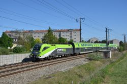 Österreich E-Lok Siemens Taurus Reihe 1116 mit CAT City Airport Train Wien / Vienna