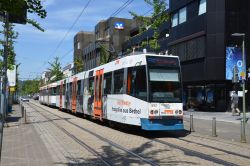 Stadtbahn Bielefeld Düwag M8D an der Normannenstraße